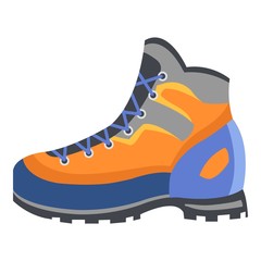 Boot icon. Flat illustration of boot vector icon for web