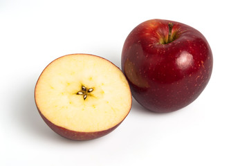 apple with sliced apple 2