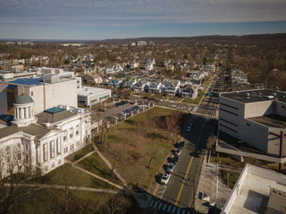 Aerial of Somerville New Jersey