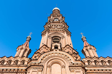 The bell tower of the Epiphany Cathedral in Kazan