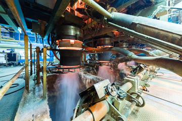 Manufacturing factory, modern high-tech production