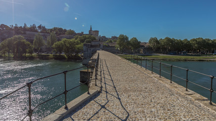 Avignon Bridge, a world heritage site