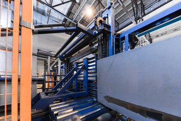 Manufacturing factory, modern high-tech production