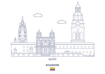 Quito City Skyline, Ecuador