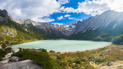  Laguna Esmeralda lake in Tierra del Fuego