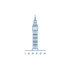 London city.  illustration.