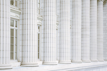 Marble Columns at the Missouri State Capitol Building