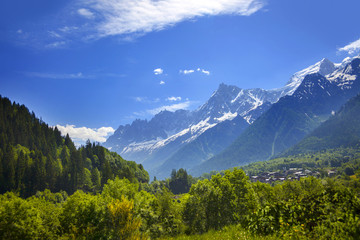 Naklejka premium Mont Blanc, Alps