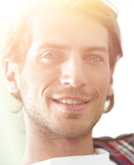 portrait. a successful modern guy.