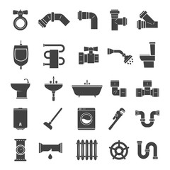 Obraz premium Sanitary engineering set