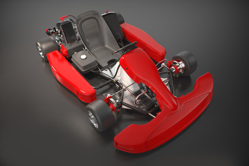 Naklejka premium karting