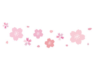 綺麗な桜の花飾り