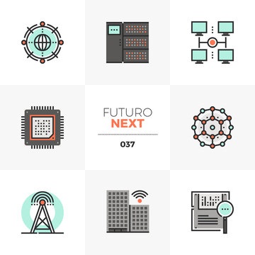 Network Infrastructure Futuro Next Icons