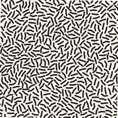 Seamless abstract geometric pattern in retro memphis style. Scatteres shapes vector background.