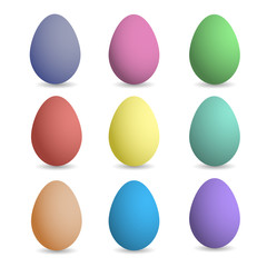 Easter eggs. Vector illustration
