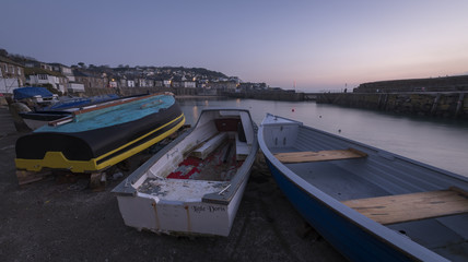 Mousehole Harbour in West Cornwall.