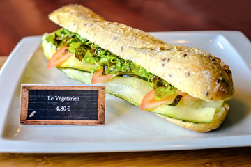 sandwich végétarien