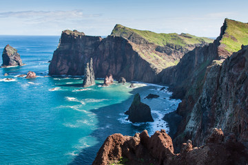 East coast of Madeira island ? Ponta de Sao Lourenco - obrazy, fototapety, plakaty