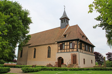 Chapelle Notre-Dame-du-Chêne à Plobsheim Alsace France