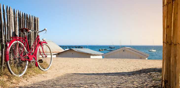Vélo sur la côte à Noirmoutier