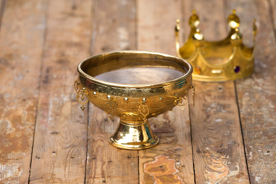 holy grail on white background