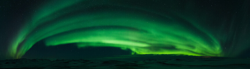 Obraz na płótnie Canvas Icelandic aurora borealis