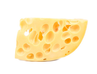 Cheese with holes