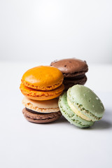 Assortment of macaron cookies