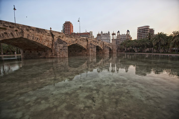 Valencia, Spain, the park of Turia,