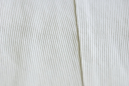 Texture White Corduroy Pants