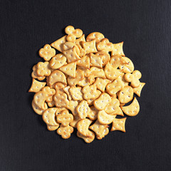 Heap of crackers
