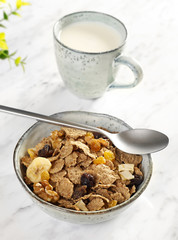 Muesli breakfast