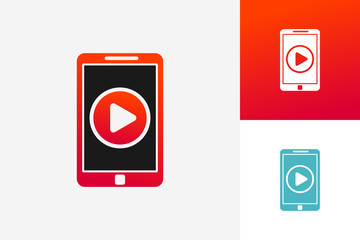 Play Phone Logo Template Design Vector, Emblem, Design Concept, Creative Symbol, Icon