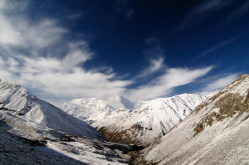 Trek in Nepal. Annapurna cirkut trek. The most beautiful trekking on the Himalaya mountains.  Annapurna peak