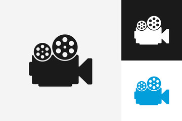 Camera Video Logo Template Design Vector, Emblem, Design Concept, Creative Symbol, Icon - obrazy, fototapety, plakaty