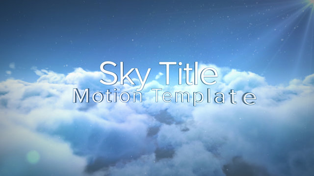 Sky Background Title