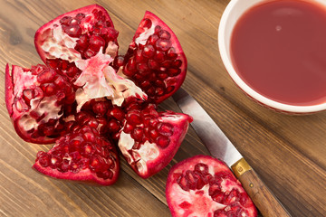 Detail of pomegranate