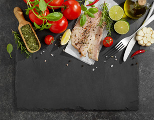 Fresh fish fillet