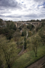 Adolphe bridge and petrusse valley
