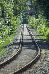 Obraz premium Bahnschiene
