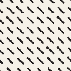 Seamless abstract hand drawn pattern. Vector freehand lines background texture. Ink brush strokes geometric design.