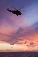 Silhouette of helicopter © adfoto