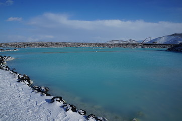 Salzwassersee: Blaue Lagune