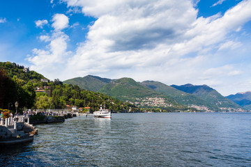 Obraz premium Como city and lake near Milan in Italy