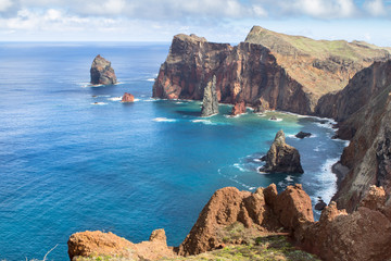 Naklejka premium North coast of Ponta de Sao Lourenco, Madeira, Portugal