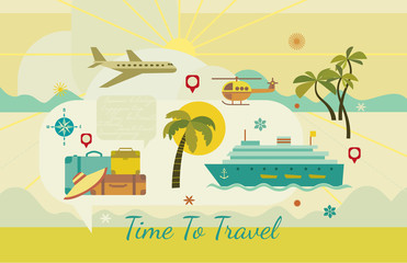 Time to travel icons