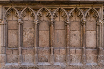 Architectural detail of gothic style background