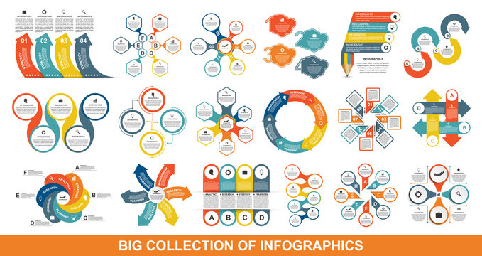 Flat infographics. Design elements. Infographics for business presentations or information banner.