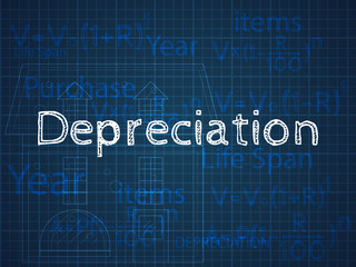 The formula of depreciation of an apartment house