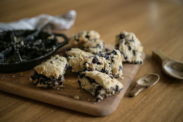 blueberry scones
